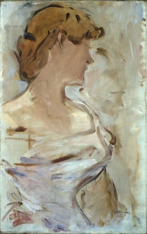  223-Édouard Manet, Marguerite de Conflans in abito da ballo, 1873 